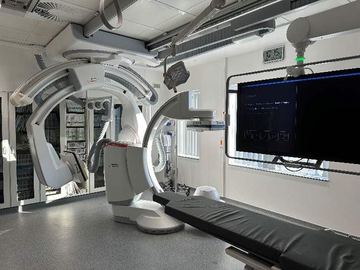 La nouvelle salle d'artériographie