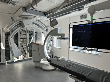 La nouvelle salle d'artériographie
